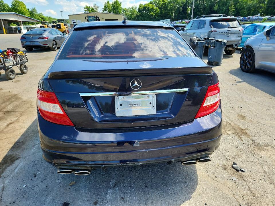 2010 Mercedes-benz C class VIN WDDGF8BB9AR124085 COPART salvage auction — MINOR DENT/SCRATCHES, NY - CERTIFICATE OF TITLE, sold $500 on 2026-07-19 (photo 6)