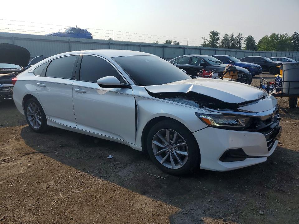 2021 Honda Accord VIN 1HGCV1F14MA039891 COPART salvage auction — FRONT END, Salvage Title, sold $7,400 on 2026-08-21 (photo 4)