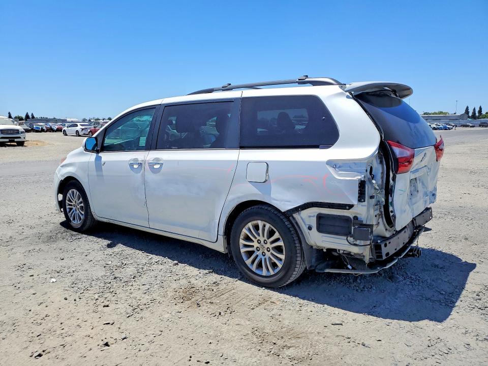 2015 Toyota Sienna VIN 5TDYK3DC9FS527320 COPART salvage auction — REAR END, CA - SALVAGE CERTIFICATE, sold $3,150 on 2026-07-16 (photo 2)
