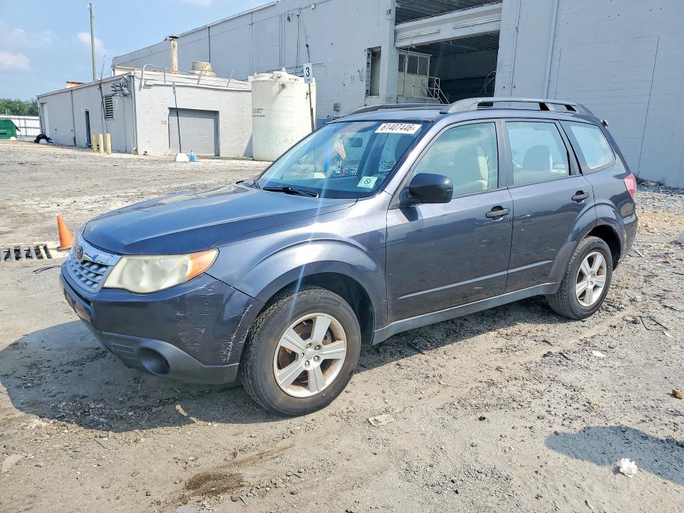 2012 Subaru Forester VIN JF2SHBBC1CH434956 COPART salvage auction — MINOR DENT/SCRATCHES, VA - CERTIFICATE OF TITLE, sold $1,650 on 2026-07-29 (photo 1)