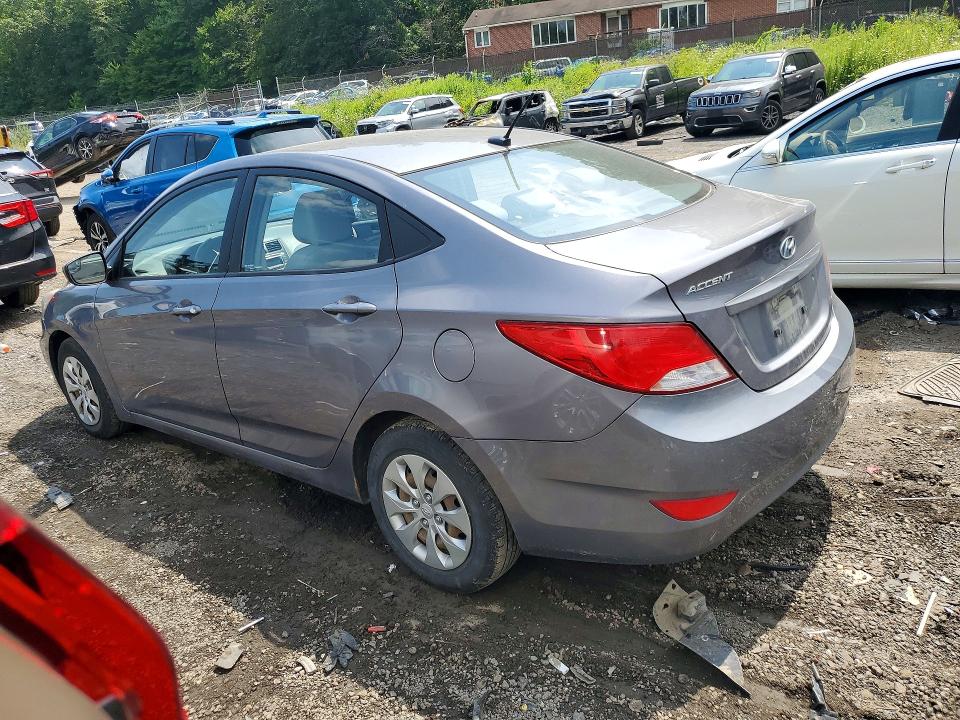 2015 Hyundai Accent VIN KMHCT4AE8FU792403 COPART salvage auction — FRONT END, MD - CERT OF SALVAGE > 75% DAMAGE, sold $750 on 2026-07-30 (photo 2)