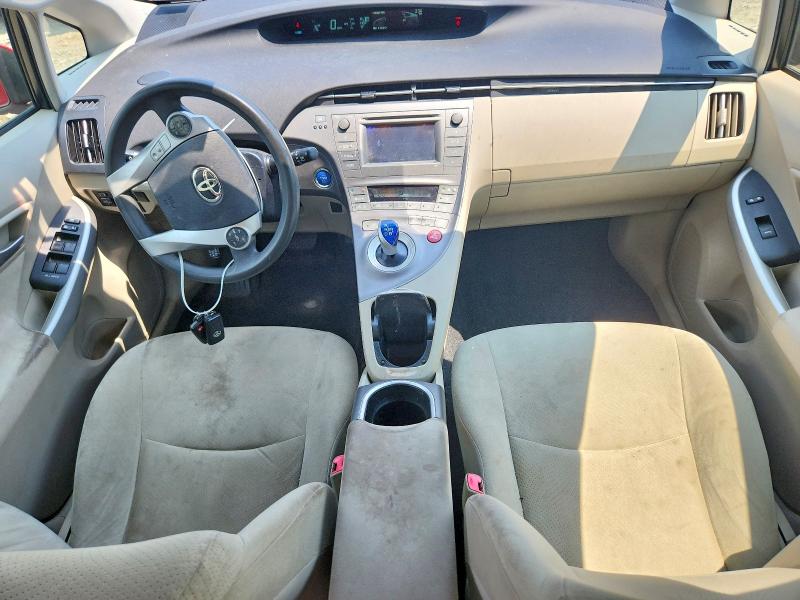 2012 Toyota Prius VIN JTDKN3DU2C1531109 COPART salvage auction — SIDE, Md - Cert Of Salvage < 75% Damage, sold $1,600 on 2026-07-31 (photo 8)