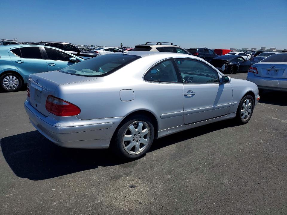 2002 Mercedes-benz Clk-class VIN WDBLJ65G42T122122 COPART salvage auction — SIDE, CA - SALVAGE CERTIFICATE, sold $1,100 on 2026-07-20 (photo 3)