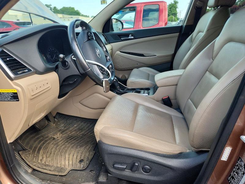 2017 Hyundai Tucson VIN KM8J3CA23HU297102 COPART salvage auction — MECHANICAL, Ct - Certificate Of Title, sold $1,350 on 2026-07-14 (photo 7)
