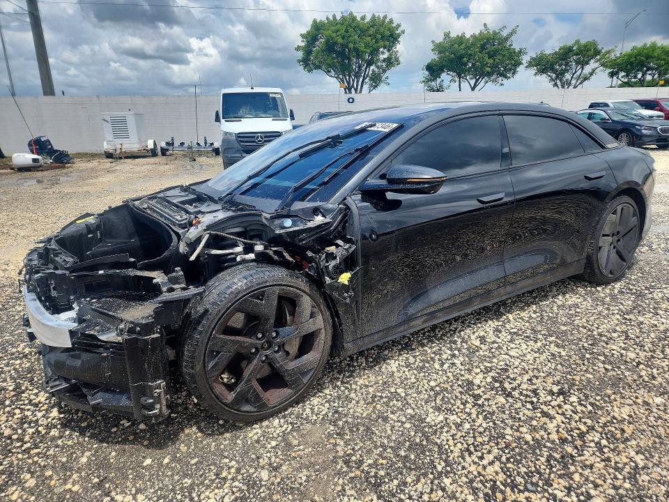 2022 Lucid VIN 50EA1DAA0NA001906 COPART salvage auction — FRONT END, Salvage Title, sold $9,200 on 2026-07-29 (photo 1)
