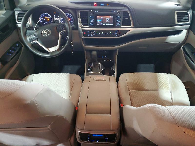 2018 Toyota Highlander VIN 5TDBZRFH5JS805880 COPART salvage auction — FRONT END, Pa - Certificate Of Salvage, sold $8,600 on 2026-07-20 (photo 8)