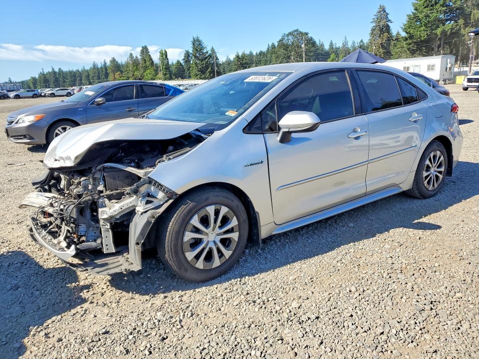 2020 Toyota Corolla VIN JTDEBRBE6LJ010012 COPART salvage auction — FRONT END, WA - BILL OF SALE, sold $2,450 on 2026-07-31 (photo 1)