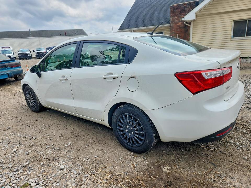 2014 Kia Rio VIN KNADM4A32E6361950 COPART salvage auction — FRONT END, Oh - Certificate Of Title, sold $90 on 2026-07-29 (photo 2)