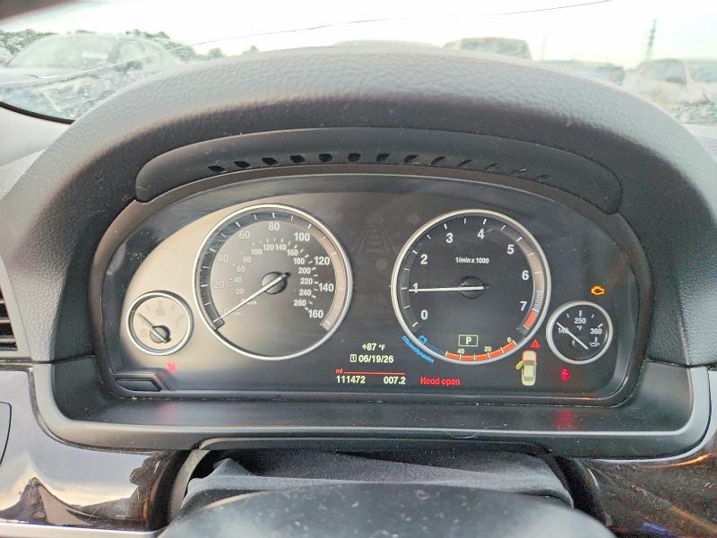 2016 BMW 5er VIN WBA5A5C58GG353818 COPART salvage auction — FRONT END, TX - CERTIFICATE OF TITLE, sold $2,650 on 2026-07-28 (photo 9)