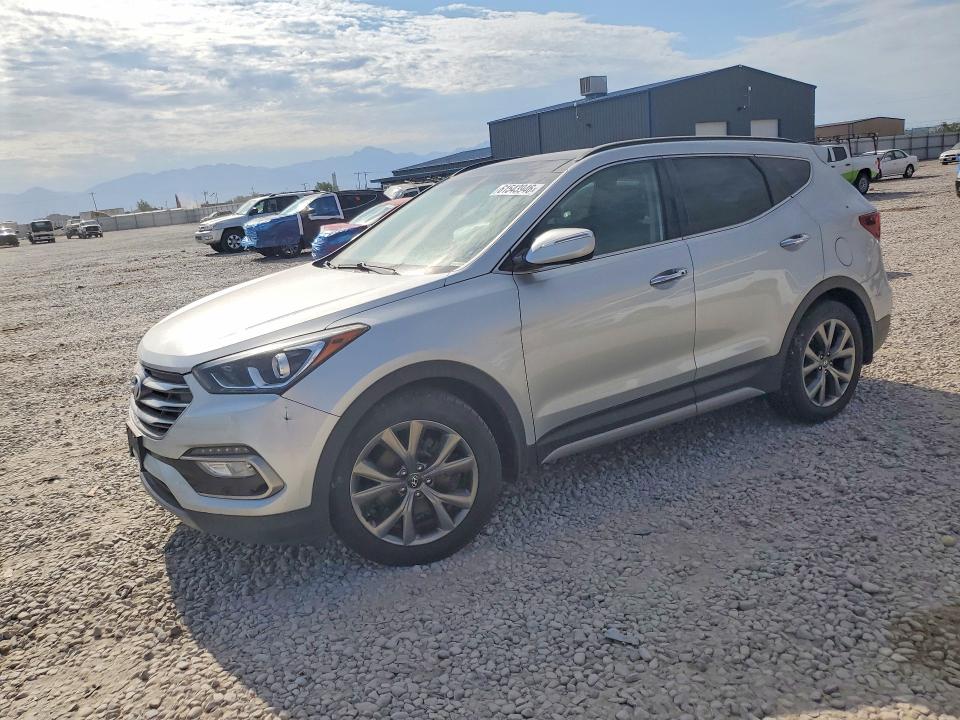 2018 Hyundai Santa fe VIN 5XYZWDLA3JG515328 COPART salvage auction — MECHANICAL, UT - CERTIFICATE OF TITLE, sold $200 on 2026-07-21 (photo 1)