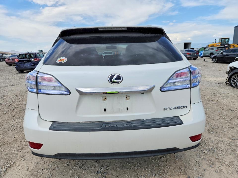 2011 Lexus Rx 450h VIN JTJBC1BA7B2420399 COPART salvage auction — MINOR DENT/SCRATCHES, CA - CERTIFICATE OF TITLE, sold $2,550 on 2026-07-10 (photo 6)