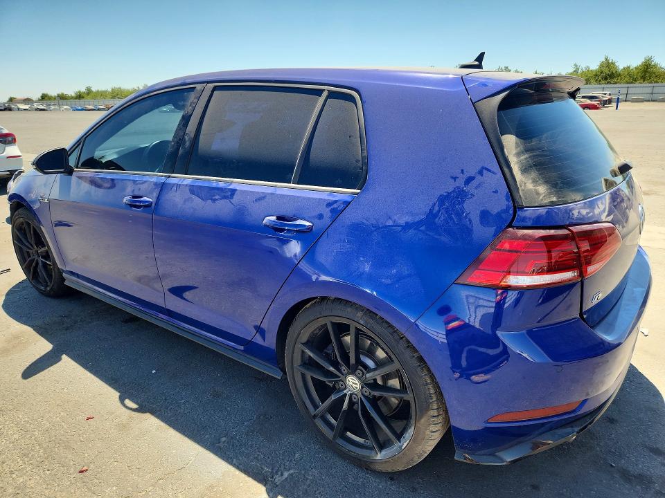 2019 Volkswagen Golf r VIN WVWWA7AU3KW160083 COPART salvage auction — FRONT END, Ca - Salvage Certificate, sold $6,500 on 2026-08-10 (photo 2)