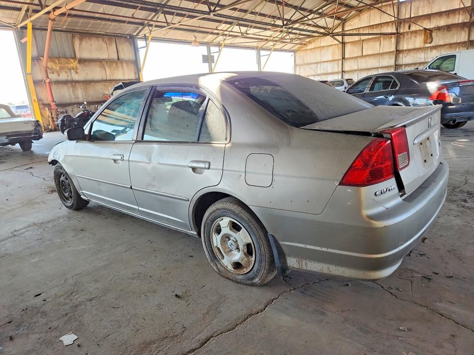 2005 Honda Civic hybrid VIN JHMES95685S021738 COPART salvage auction — FRONT END, AZ - CERTIFICATE OF TITLE (P), sold $475 on 2026-07-29 (photo 2)