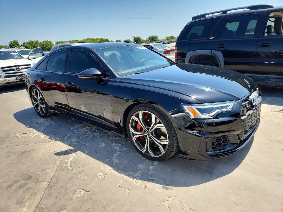 2025 Audi S6 VIN WAUEFBF26SN046315 COPART salvage auction — SIDE, Tx - Certificate Of Title (P), sold $48,250 on 2026-07-13 (photo 4)