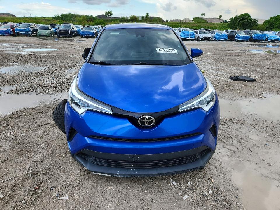 2018 Toyota C-hr VIN NMTKHMBX4JR040808 COPART salvage auction — FRONT END, Fl - Cert Of Title Slvg Rebuildable, sold $1,650 on 2026-07-28 (photo 5)