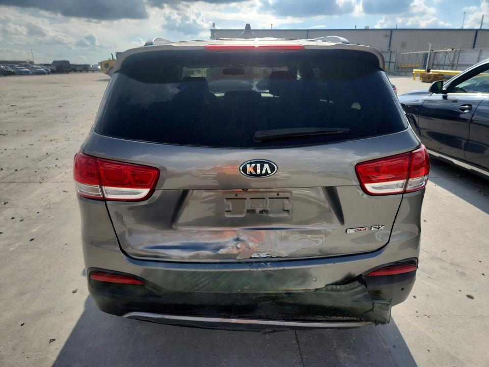 2016 Kia Sorento VIN 5XYPH4A19GG019527 COPART salvage auction — FRONT END, Tx - Salvage Vehicle Title, sold $250 on 2026-07-28 (photo 6)
