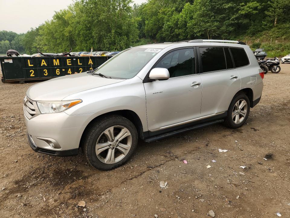 2012 Toyota Highlander VIN 5TDDK3EH0CS116473 COPART salvage auction — FRONT END, Ny - Mv-907A Salvage Certificate, sold $625 on 2026-07-23 (photo 1)