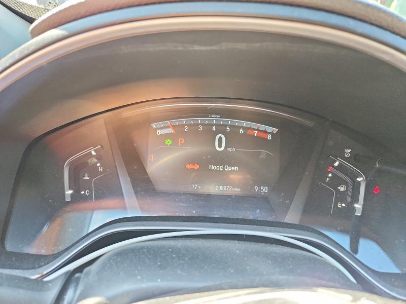 2021 Honda Cr-v VIN 5J6RW1H58ML006333 COPART salvage auction — FRONT END, FL - CERTIFICATE OF TITLE, sold $9,500 on 2026-08-03 (photo 9)