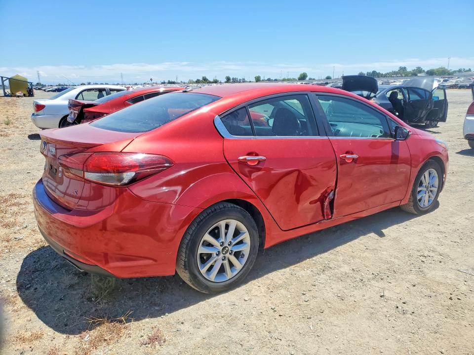 2017 Kia Forte VIN 3KPFL4A7XHE010459 COPART salvage auction — SIDE, Ca - Salvage Certificate, sold $2,450 on 2026-07-23 (photo 3)