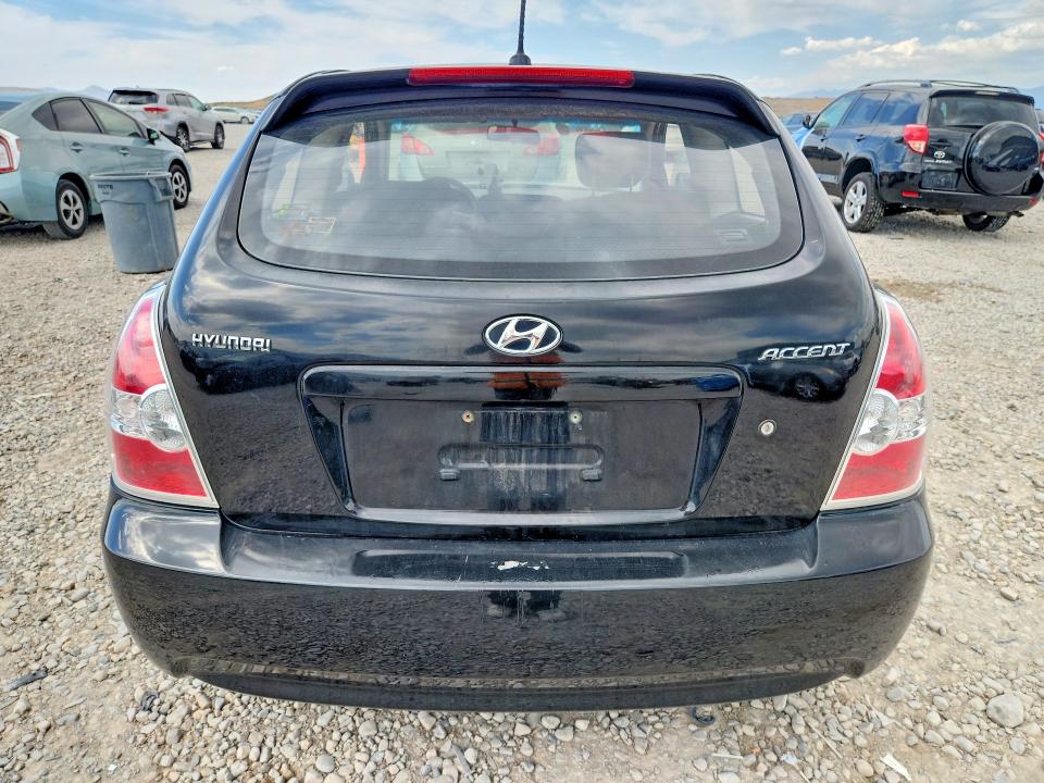 2008 Hyundai Accent VIN KMHCM36C78U086282 COPART salvage auction — FRONT END, UT - SALVAGE CERTIFICATE, sold $150 on 2026-07-17 (photo 6)