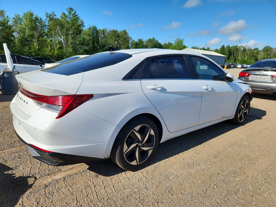 2021 Hyundai Elantra VIN KMHLN4AGXMU180681 COPART salvage auction — FRONT END, On - Permit Salvage, sold $4,800 on 2026-07-23 (photo 3)