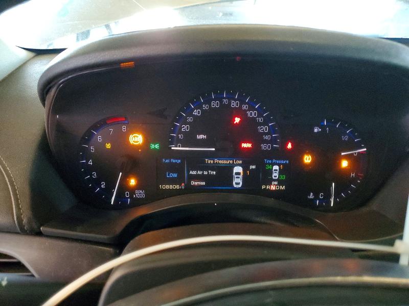 2014 Cadillac Ats VIN 1G6AA5RA3E0100825 COPART salvage auction — FRONT END, Ca - Salvage Certificate, sold $450 on 2026-07-23 (photo 9)