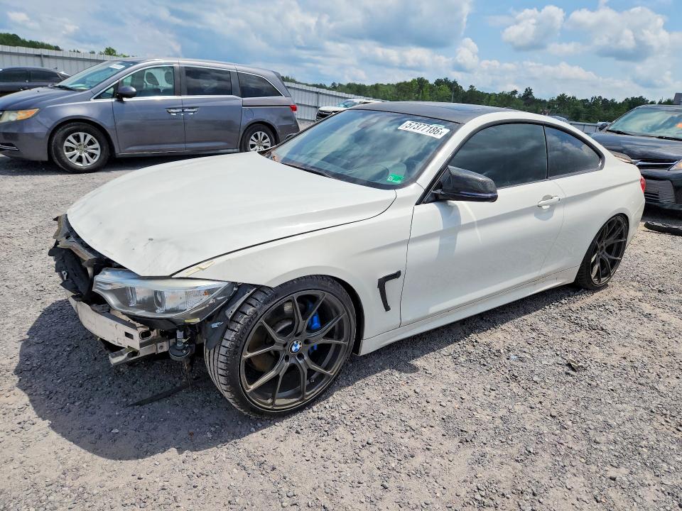 2017 BMW 4er VIN WBA4P1C55HK522128 — COPART salvage auction photo