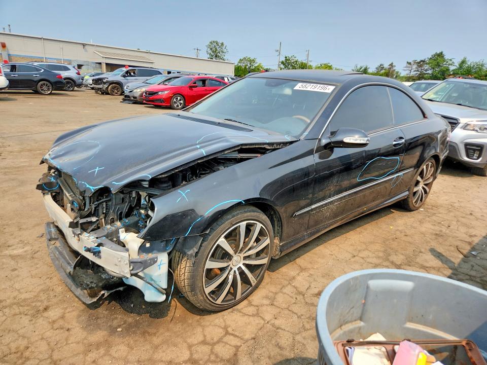2009 Mercedes-benz Clk-klasse VIN WDBTJ72HX9F266155 COPART salvage auction — FRONT END, Ct - Cert Of Title-Salvage, sold $450 on 2026-07-28 (photo 1)