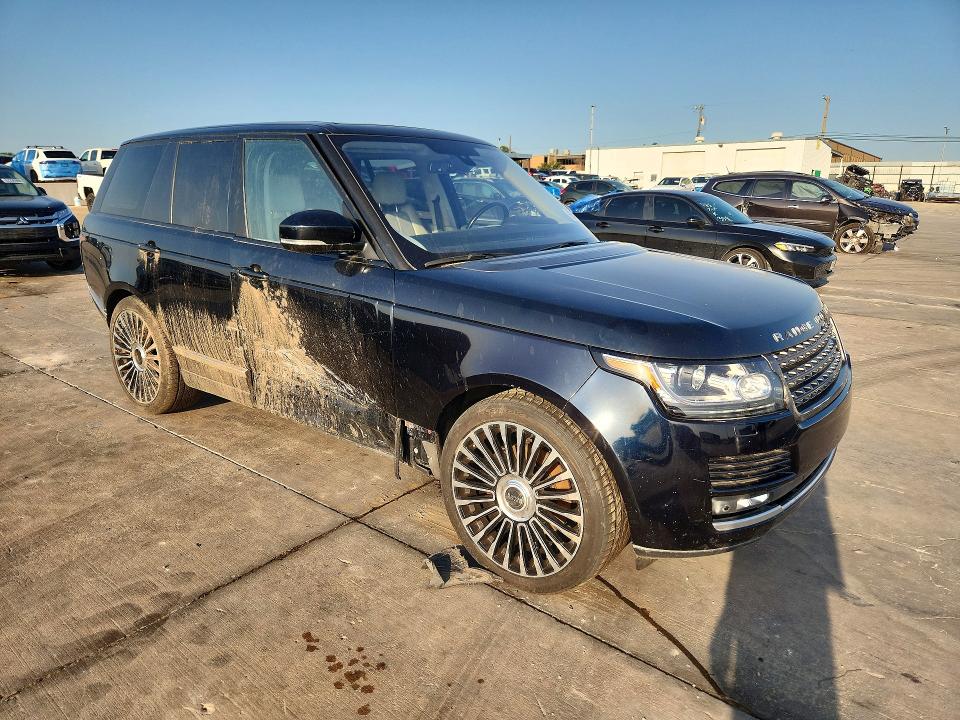 2016 Land rover RANGE ROVER VIN SALGR2PF9GA309439 COPART salvage auction — SIDE, Tx - Salvage Vehicle Title, sold $1,300 on 2026-07-27 (photo 4)