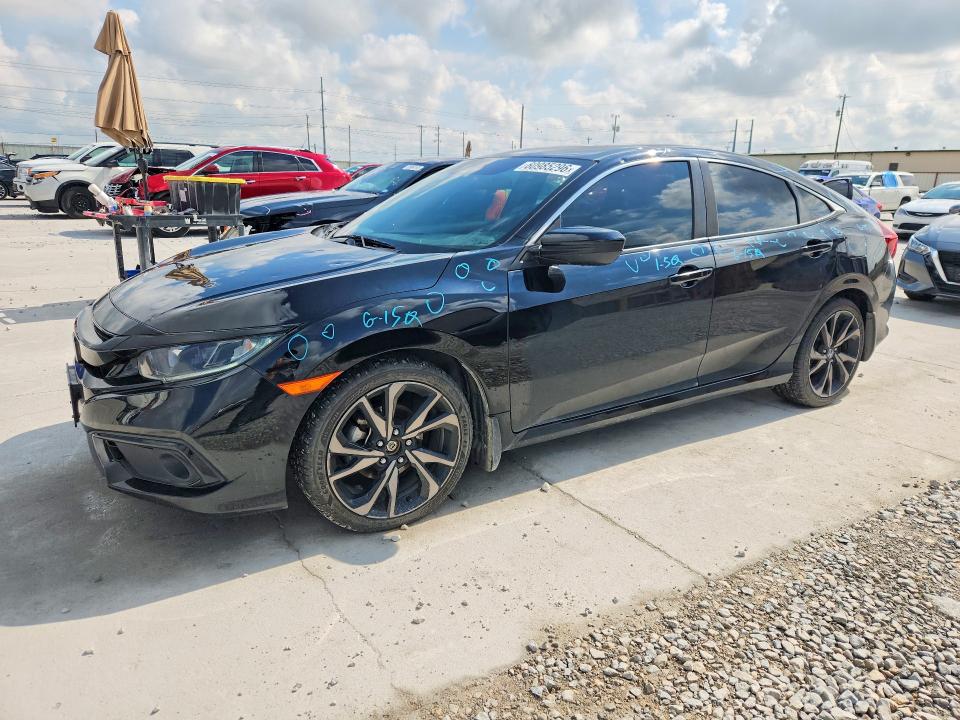 2021 Honda Civic VIN 2HGFC2F83MH505771 — COPART salvage auction photo