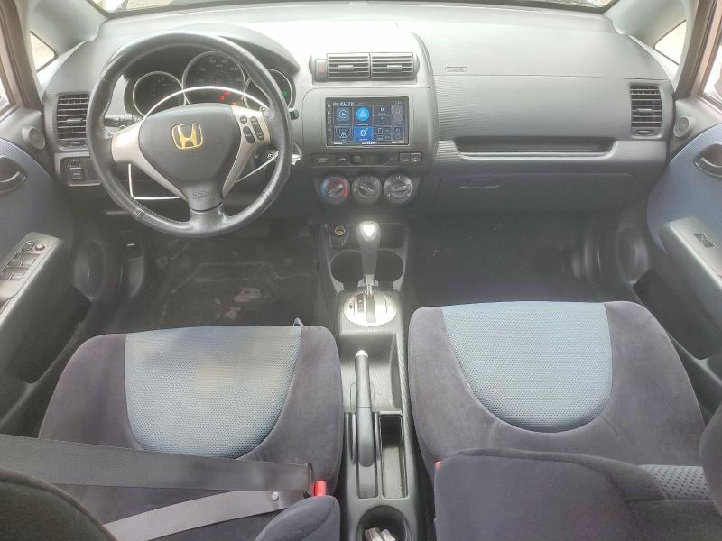 2008 Honda Fit VIN JHMGD38638S033537 COPART salvage auction — FRONT END, GA - CERT OF TITLE-SALVAGE (P), sold $375 on 2026-07-28 (photo 8)