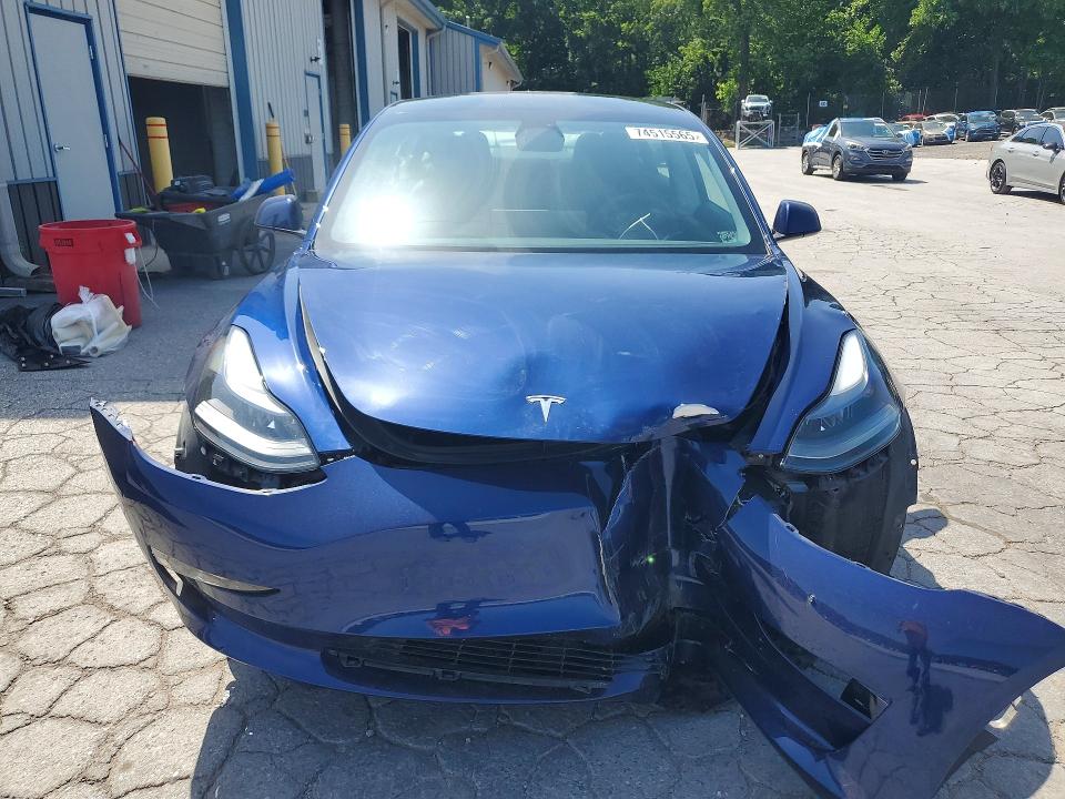 2023 Tesla Model 3 VIN 5YJ3E1EB7PF674429 COPART salvage auction — FRONT END, Salvage Title, sold $9,000 on 2026-07-20 (photo 5)