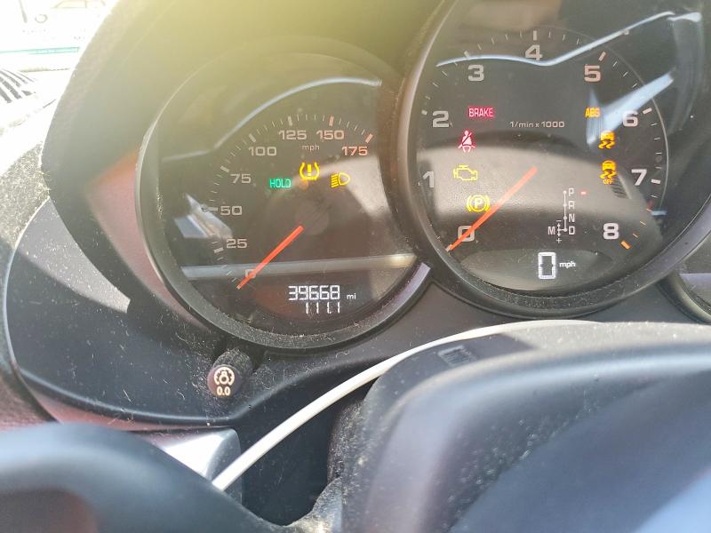2018 Porsche Boxster VIN WP0CA2A89JS211116 COPART salvage auction — WATER/FLOOD, Nj - Cert Of Title-Salvage Flood, sold $26,700 on 2026-08-07 (photo 9)