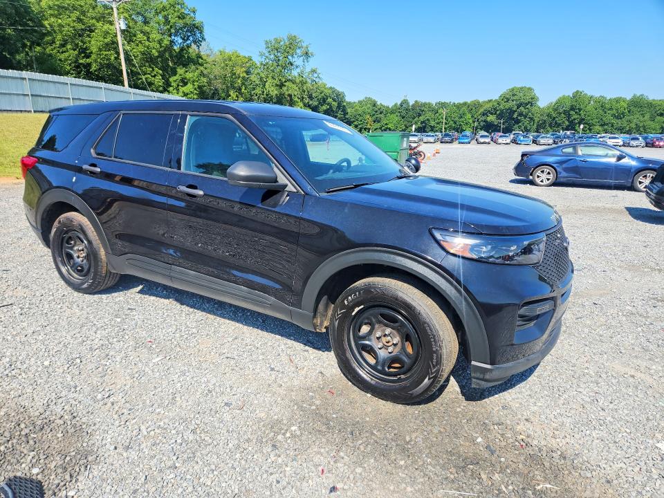 2023 Ford Explorer VIN 1FM5K8AB0PGB84593 COPART salvage auction — SIDE, Nc - Dealer Only Clean Title, sold $3,350 on 2026-07-23 (photo 4)