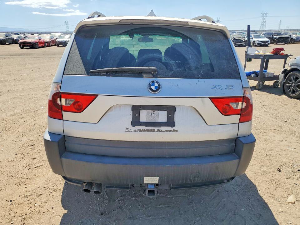 2004 BMW X3 VIN WBXPA93454WA65806 COPART salvage auction — FRONT END, Ca - Dis/Dlr/Exp Only Lien Papers, sold $275 on 2026-07-20 (photo 6)