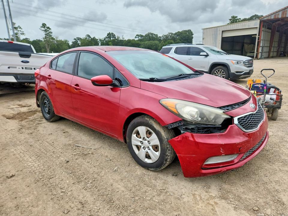 2016 Kia Forte VIN KNAFK4A60G5445640 COPART salvage auction — FRONT END, La - Certificate Of Title (P), sold $875 on 2026-07-31 (photo 4)
