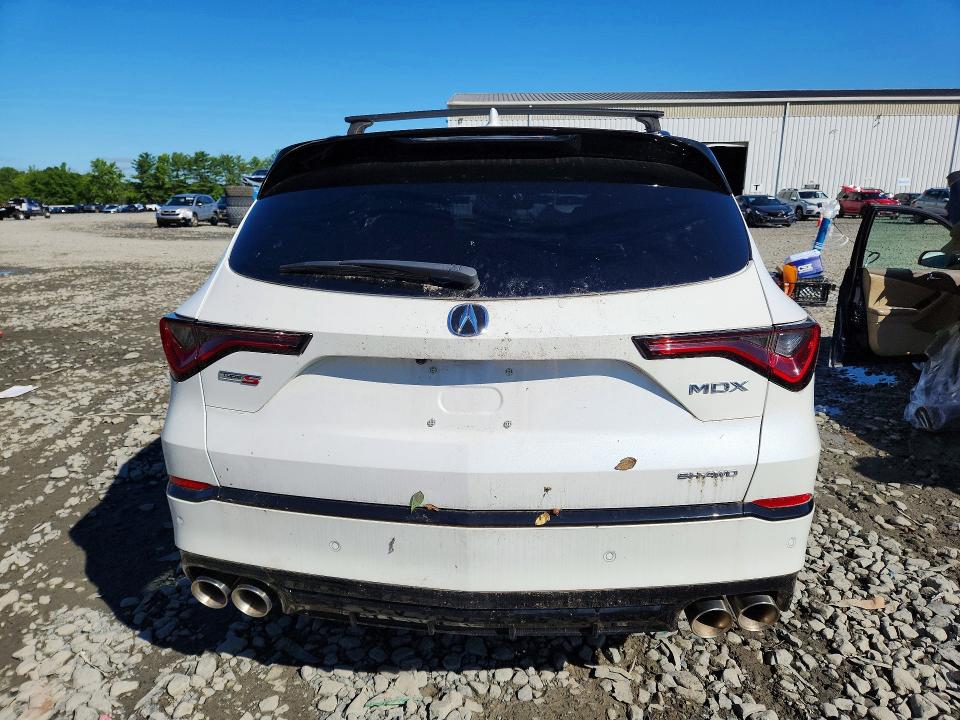 2022 Acura Mdx VIN 5J8YD8H8XNL005391 COPART salvage auction — VANDALISM, Salvage Title, sold $8,200 on 2026-07-27 (photo 6)
