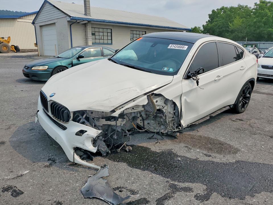 2016 BMW X6 VIN 5UXKU2C56G0N83988 COPART salvage auction — FRONT END, Pa - Cert Of Title, sold $1,600 on 2026-07-28 (photo 1)