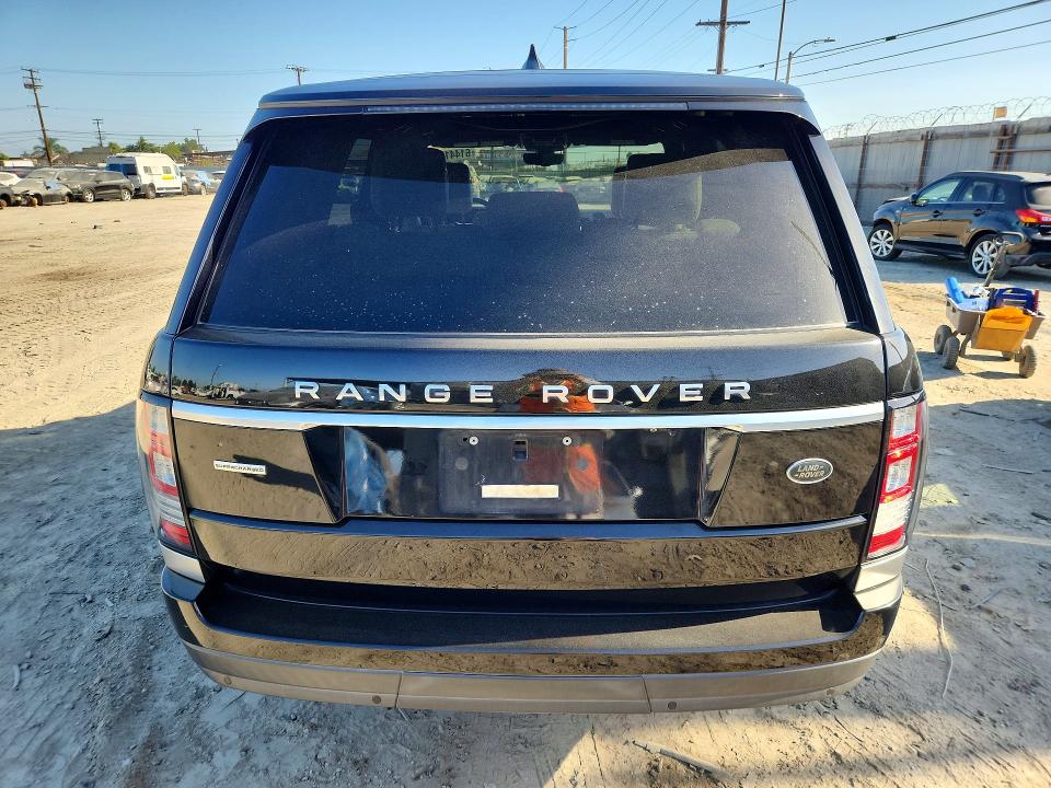 2017 Land rover RANGE ROVER VIN SALGS2FE2HA363583 COPART salvage auction — MINOR DENT/SCRATCHES, Salvage Title, sold $1,650 on 2026-07-27 (photo 6)