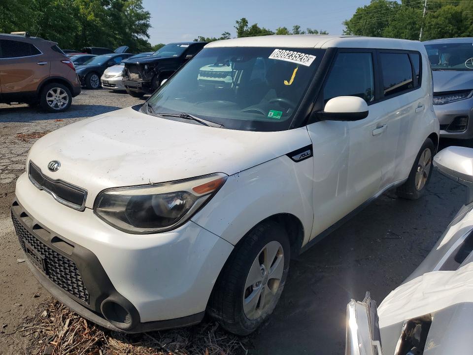 2015 Kia Soul VIN KNDJN2A29F7795874 COPART salvage auction — MINOR DENT/SCRATCHES, VA - CERTIFICATE OF TITLE, sold $250 on 2026-07-23 (photo 1)