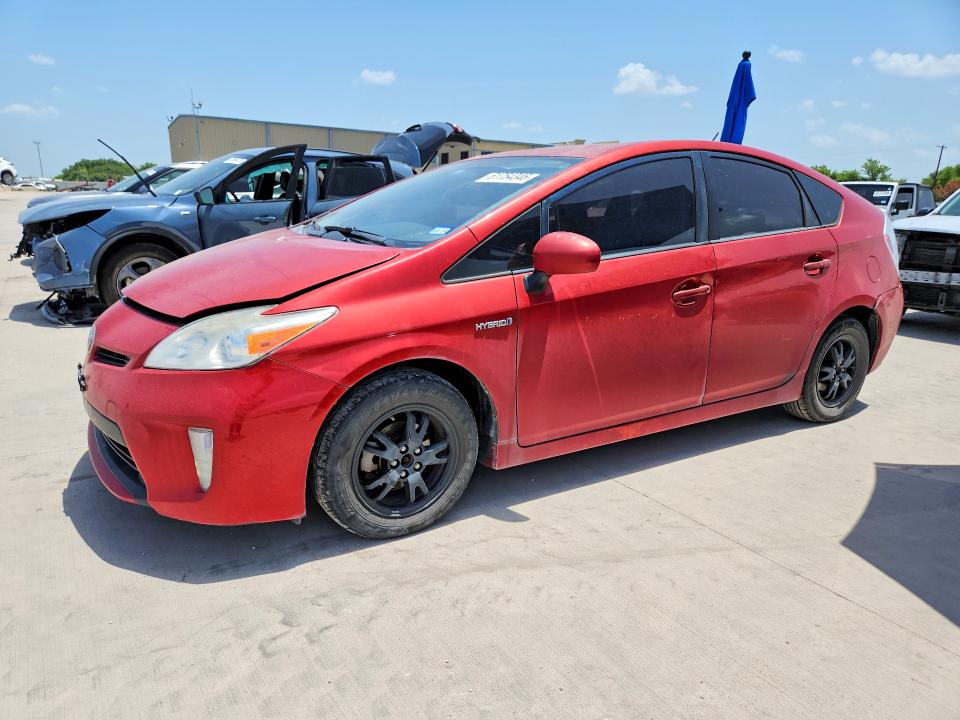 2012 Toyota Prius VIN JTDKN3DU3C1488853 COPART salvage auction — MINOR DENT/SCRATCHES, Tx - Certificate Of Title, sold $725 on 2026-07-30 (photo 1)
