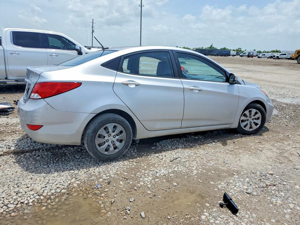 2015 Hyundai Accent VIN KMHCT4AE6FU802605 COPART salvage auction — FRONT END, Tx - Certificate Of Title, sold $100 on 2026-07-30 (photo 3)