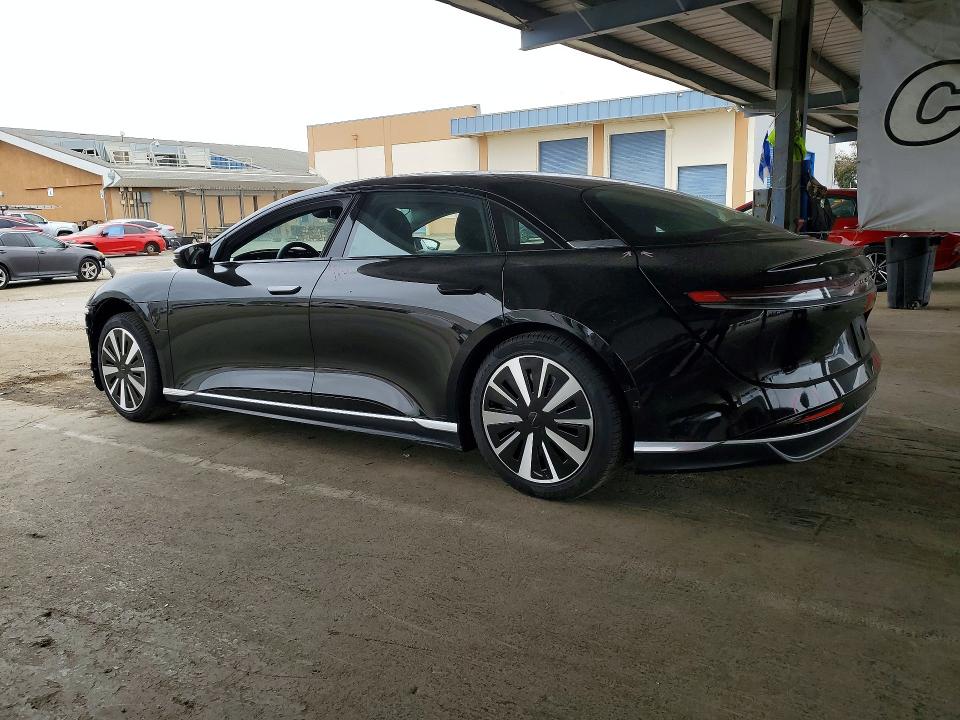 2025 Lucid Air VIN 50EA1PGA8SA009918 COPART salvage auction — FRONT END, Ca - Salvage Certificate, sold $11,200 on 2026-09-03 (photo 2)