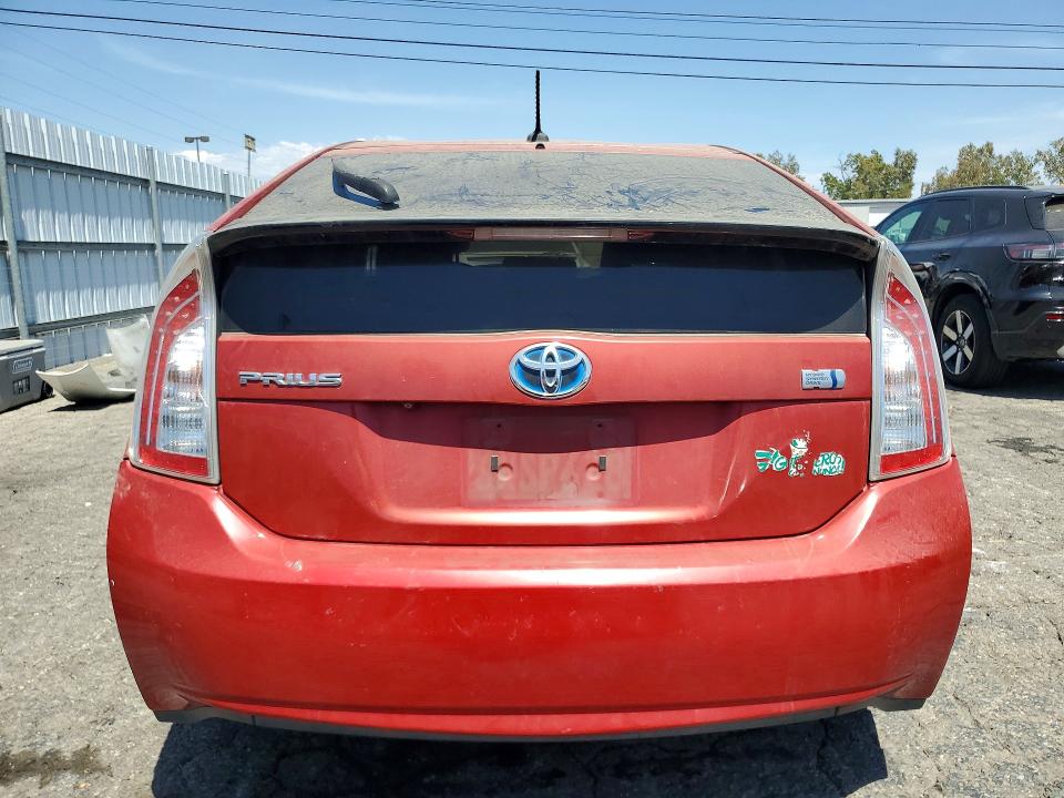 2012 Toyota Prius VIN JTDKN3DU0C1552931 COPART salvage auction — MECHANICAL, CA - DIS/DLR/EXP ONLY CLEAN TITLE, sold $275 on 2026-07-30 (photo 6)