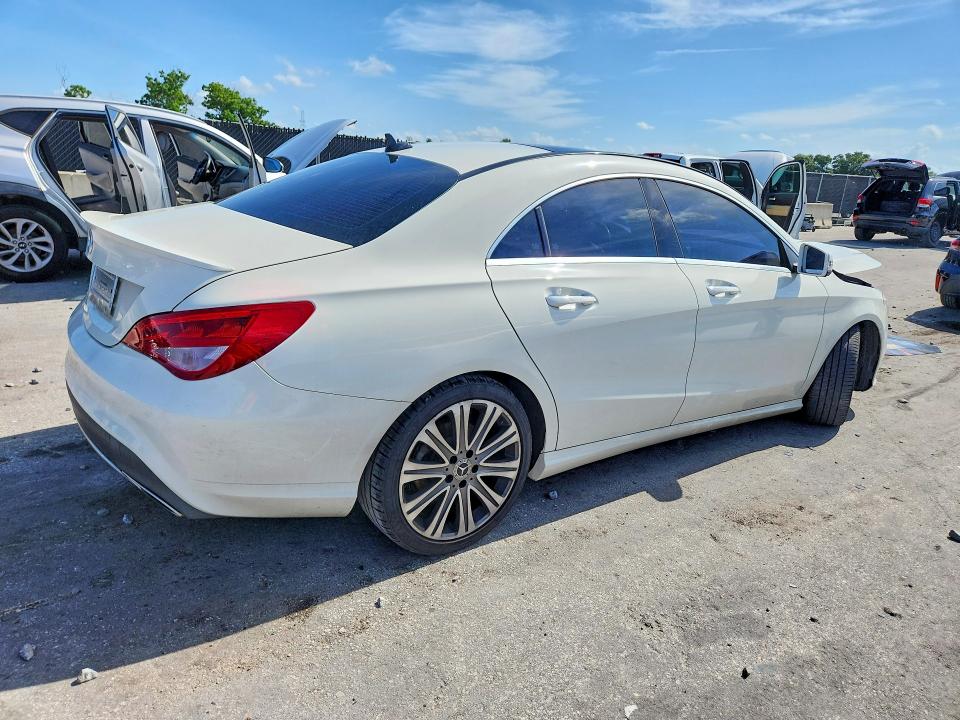 2018 Mercedes-benz Cla-klasse VIN WDDSJ4EB7JN592613 COPART salvage auction — FRONT END, Fl - Cert Of Title Slvg Rebuildable, sold $2,150 on 2026-08-11 (photo 3)