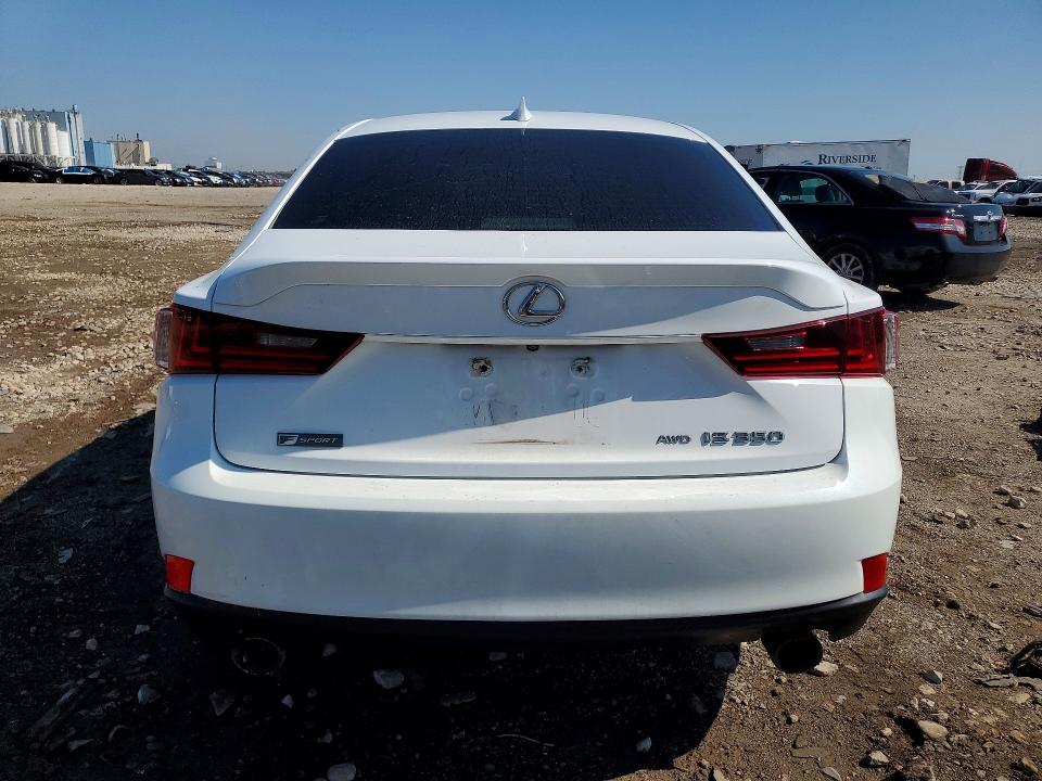 2016 Lexus Is VIN JTHCE1D2XG5010532 COPART salvage auction — WATER/FLOOD, Il - Salvage Cert-Flood, sold $4,200 on 2026-07-31 (photo 6)