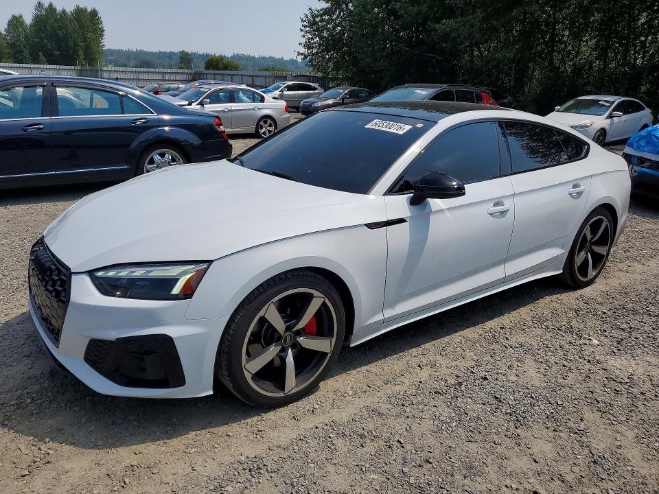 2023 Audi A5 VIN WAUFACF58PA058225 COPART salvage auction — FRONT END, Salvage Title, sold $11,900 on 2026-08-24 (photo 1)