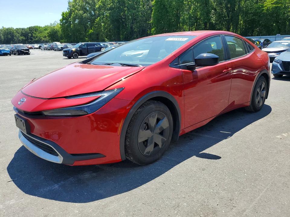 2024 Toyota Prius VIN JTDACACU9R3039746 COPART salvage auction — FRONT END, Pa - Certificate Of Salvage, sold $9,700 on 2026-07-30 (photo 1)