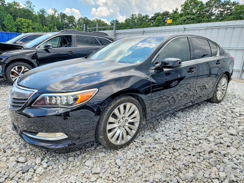 2014 Acura RLX VIN JH4KC1F54EC007059 COPART salvage auction — SIDE, Ga - Cert Of Title-Salvage, sold $1,150 on 2026-07-28 (photo 1)