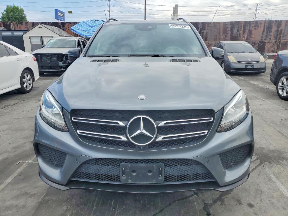 2017 Mercedes-benz Gle VIN 4JGDA5JB2HA908009 COPART salvage auction — REAR END, Ca - Salvage Certificate, sold $8,100 on 2026-07-22 (photo 5)